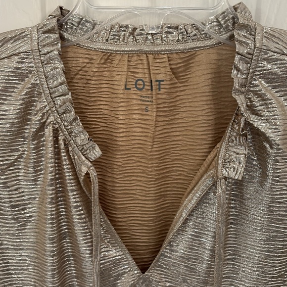 Ann Taylor Loft gold blouse, S ✨
Worn once - Picture 2 of 2